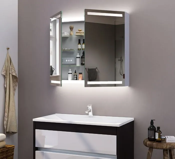 ארון מראה לד